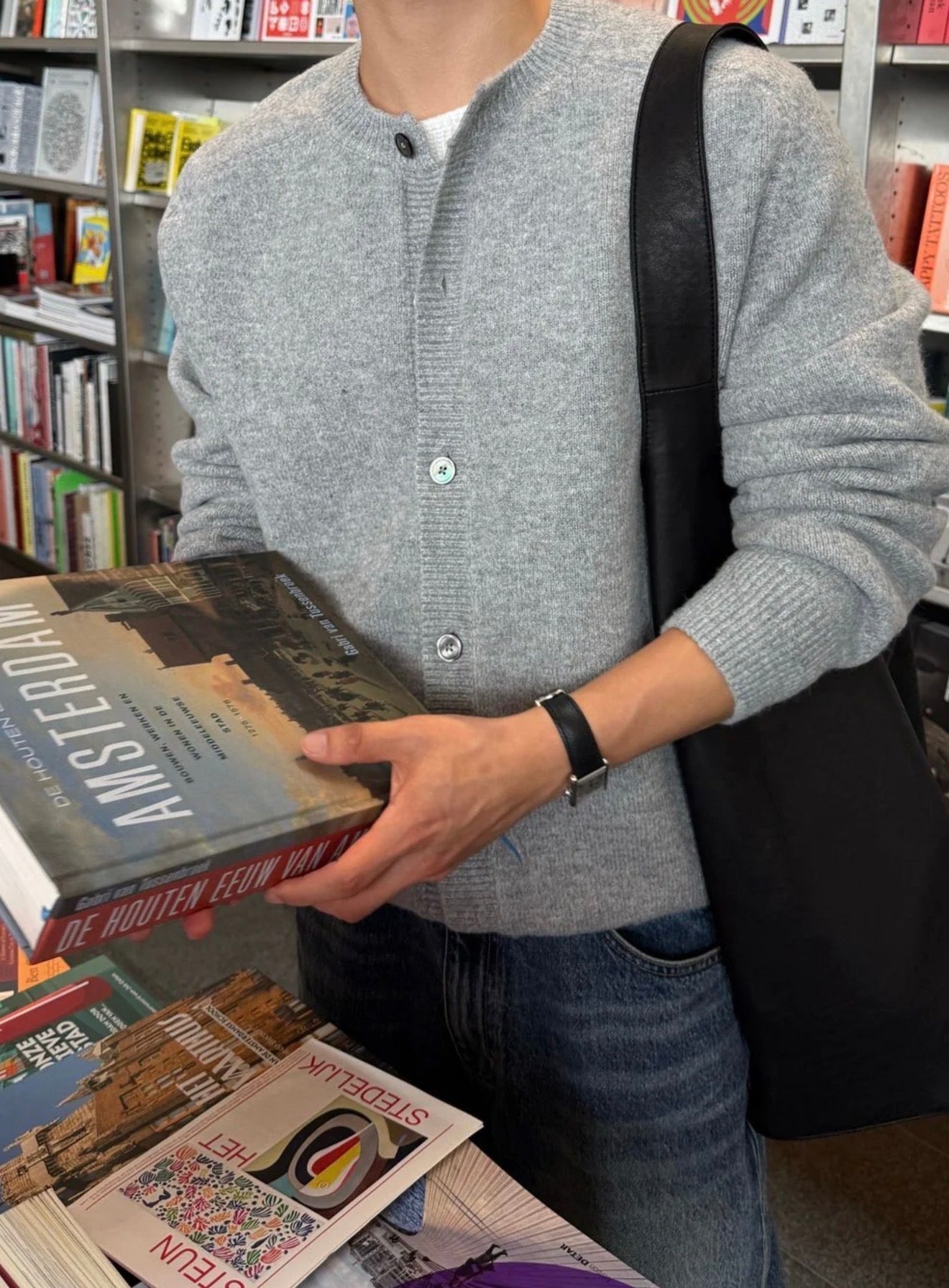 衣櫃必備款！立體編織開胸針織衫｜9色入