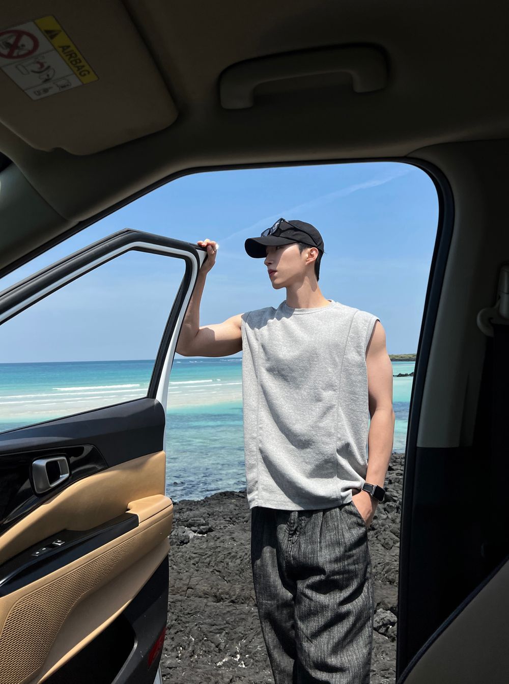 Gym Bro系列🏋️線條純色坎肩背心｜4色入