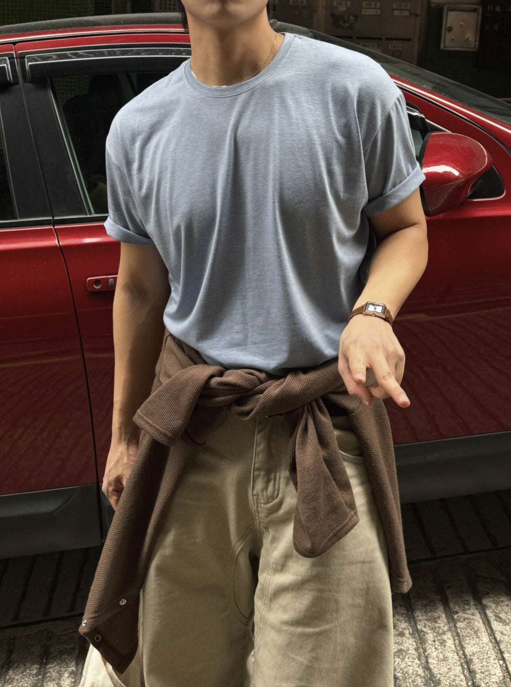 衣櫃必入款！韓製基礎款純色短袖｜8色入