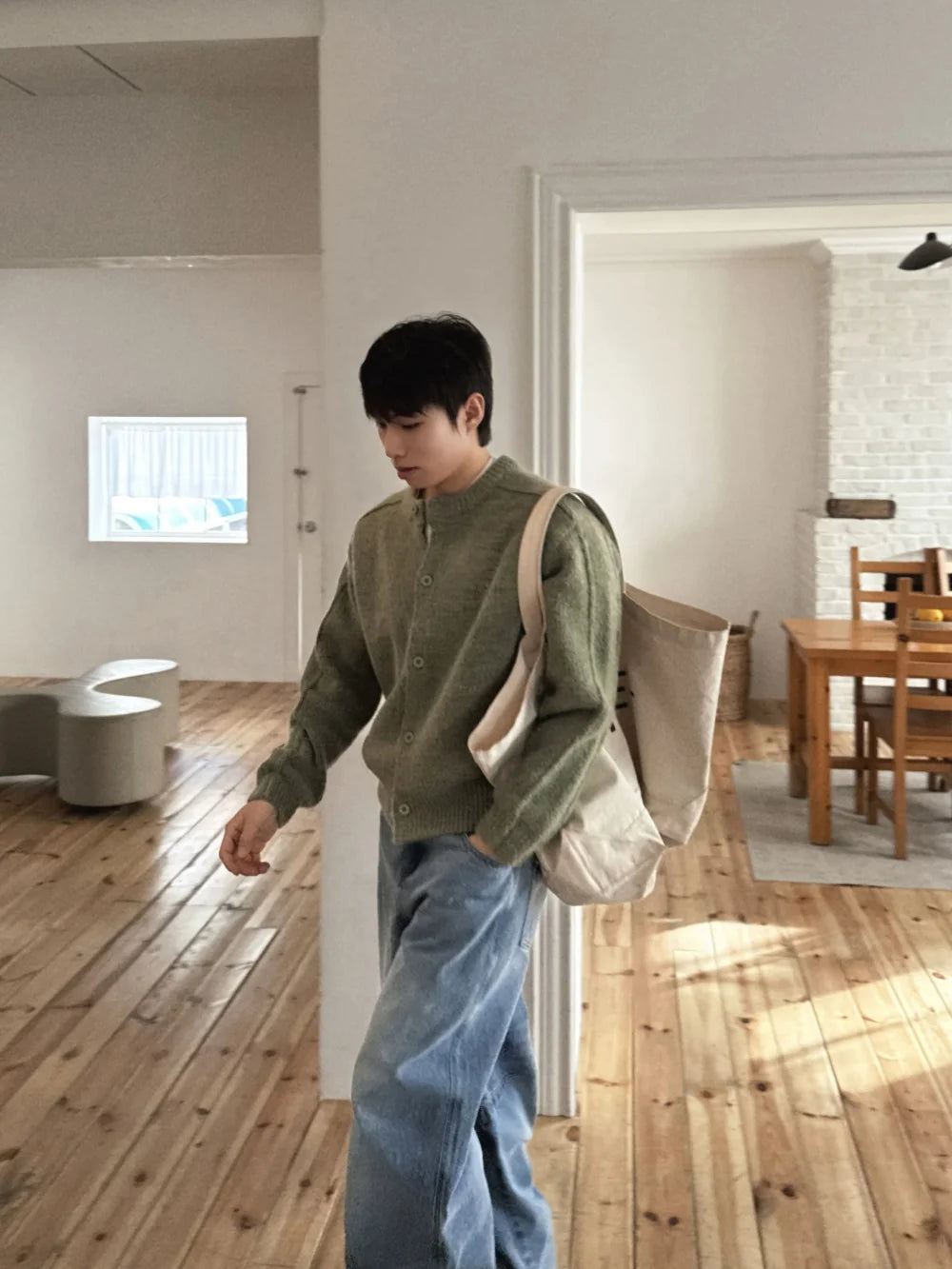 美式街頭感☄️水洗牛仔微闊形牛仔褲｜7色入