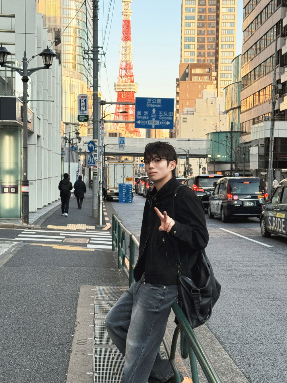 多尺碼！型格貓鬚水洗牛仔褲｜1色入