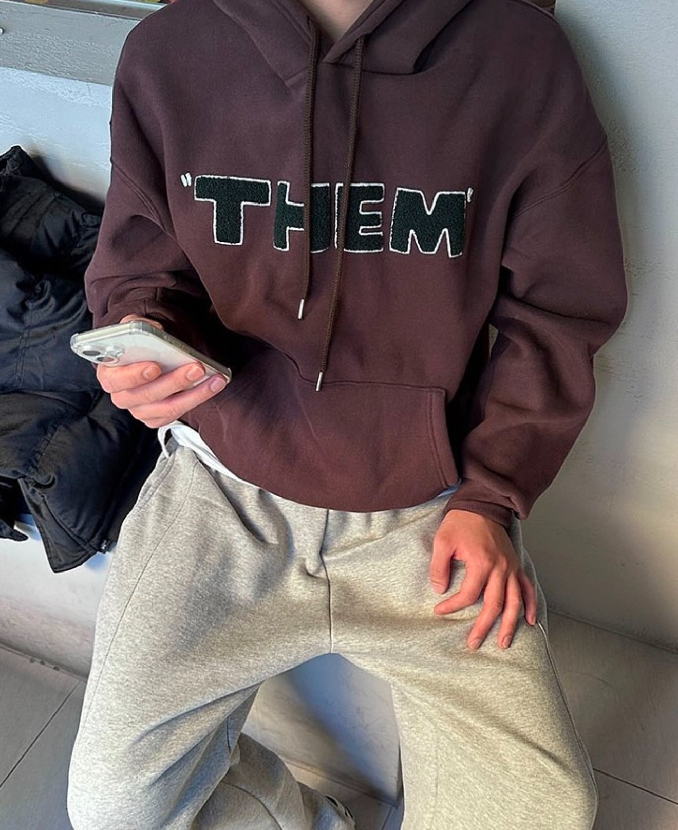 [聖誕精選🎄]THEM植絨印花衛衣