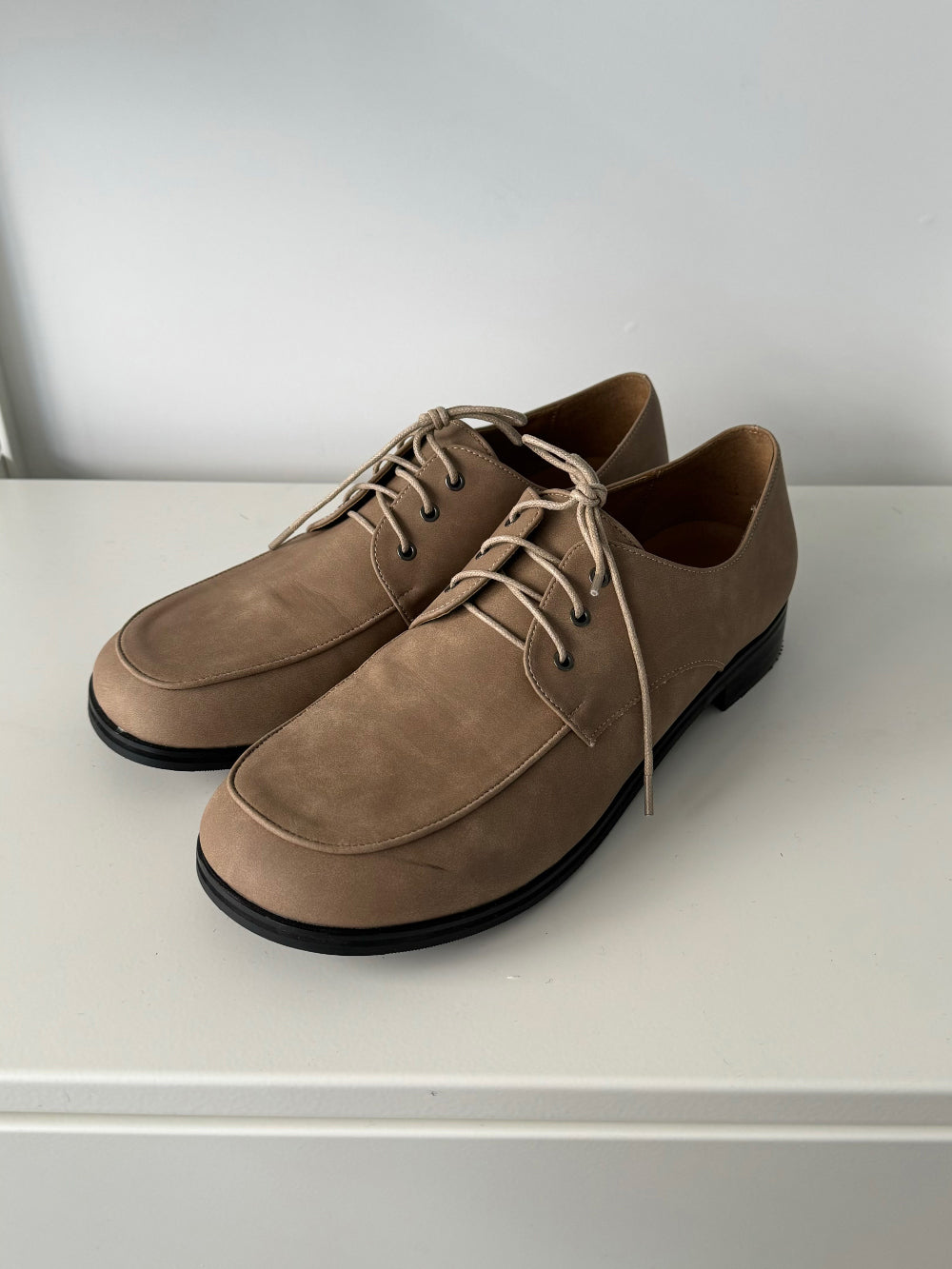 韓系極簡風皮鞋｜2色入