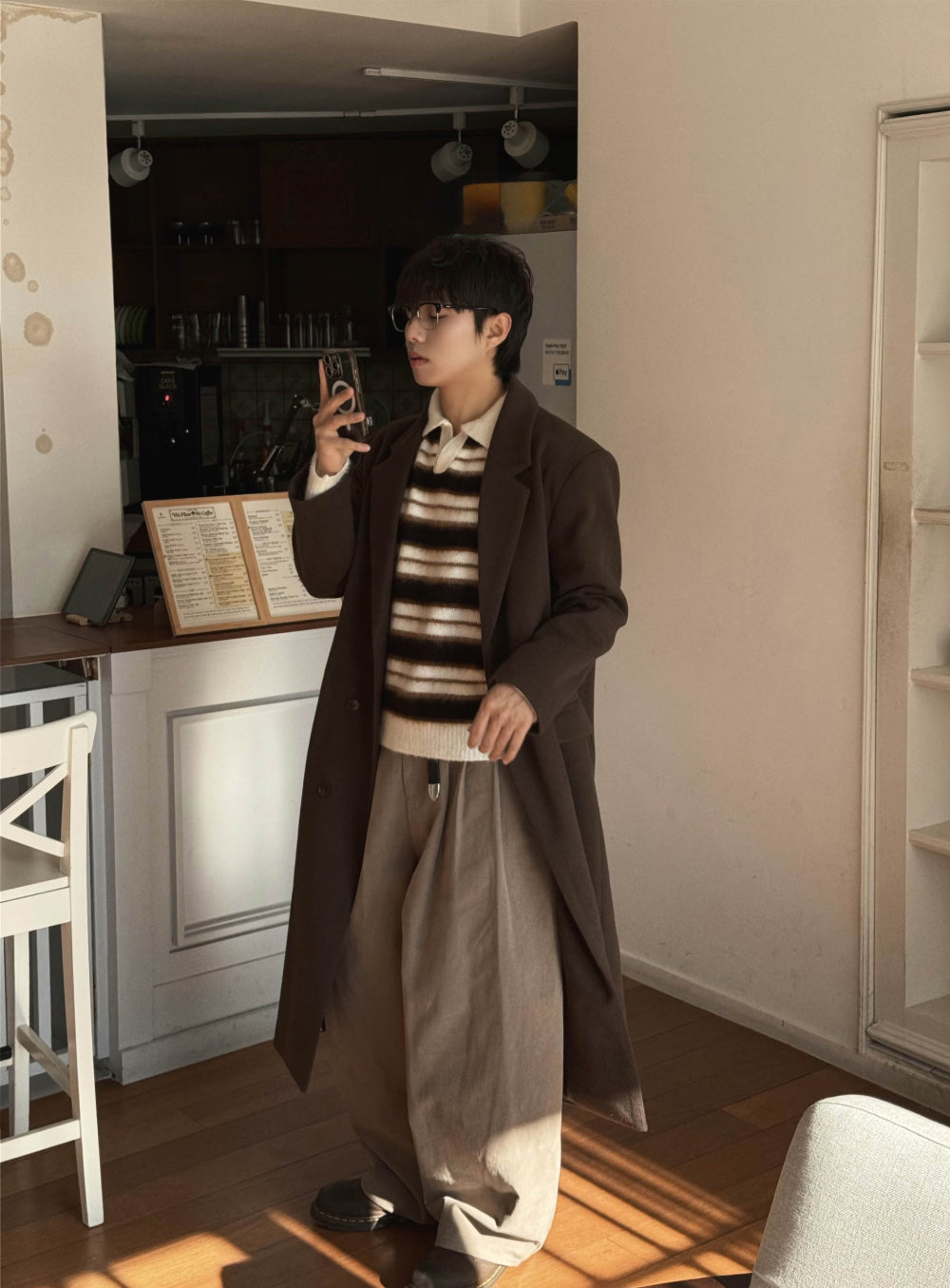 含內絨✔️百搭款寬鬆廓型休閒褲｜3色入