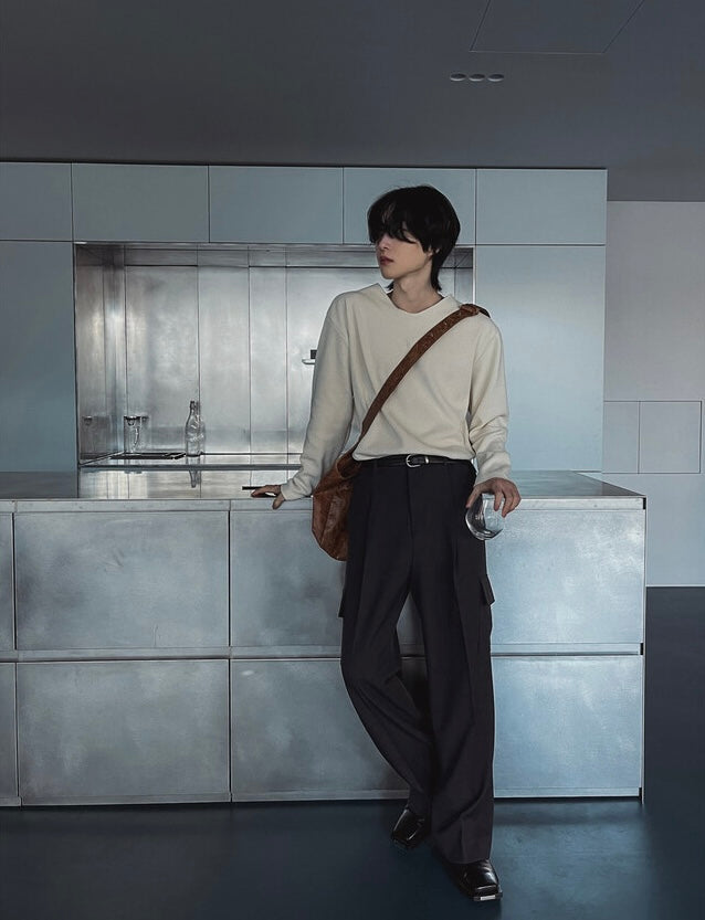 [氣質款]微V領內搭/單穿長袖