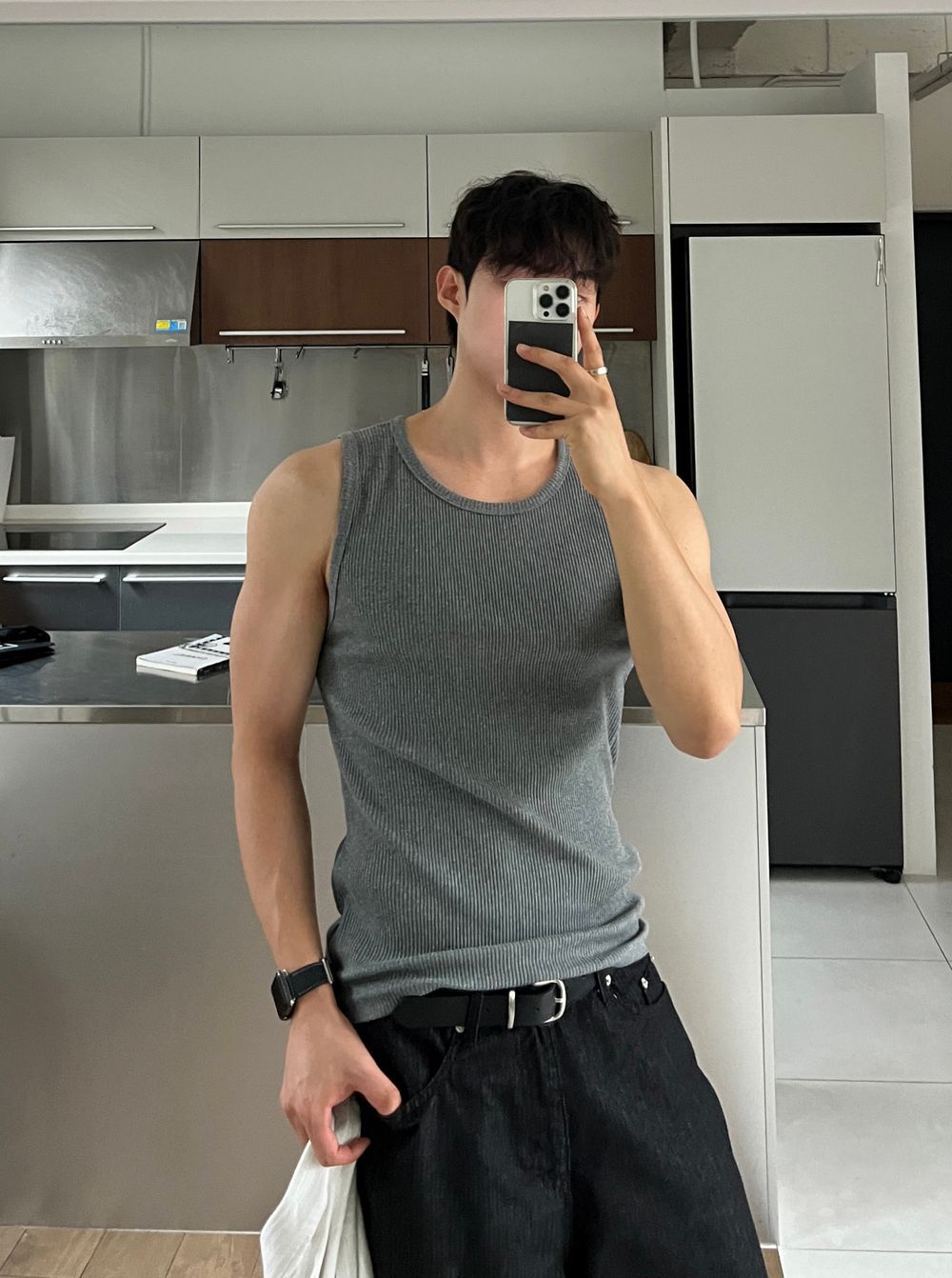 Gym Bro系列🏋️純色貼身彈性背心｜6色入