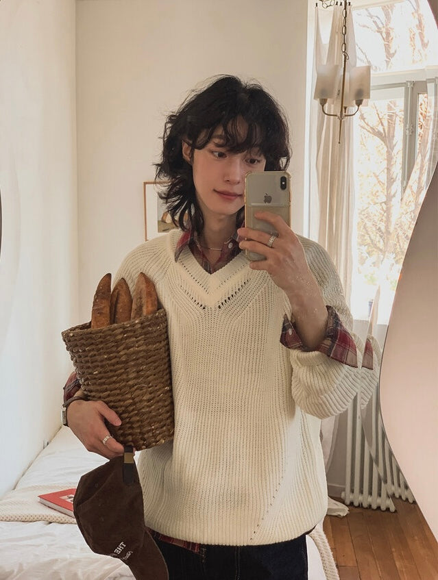 秋冬休閒格紋恤衫｜10色入