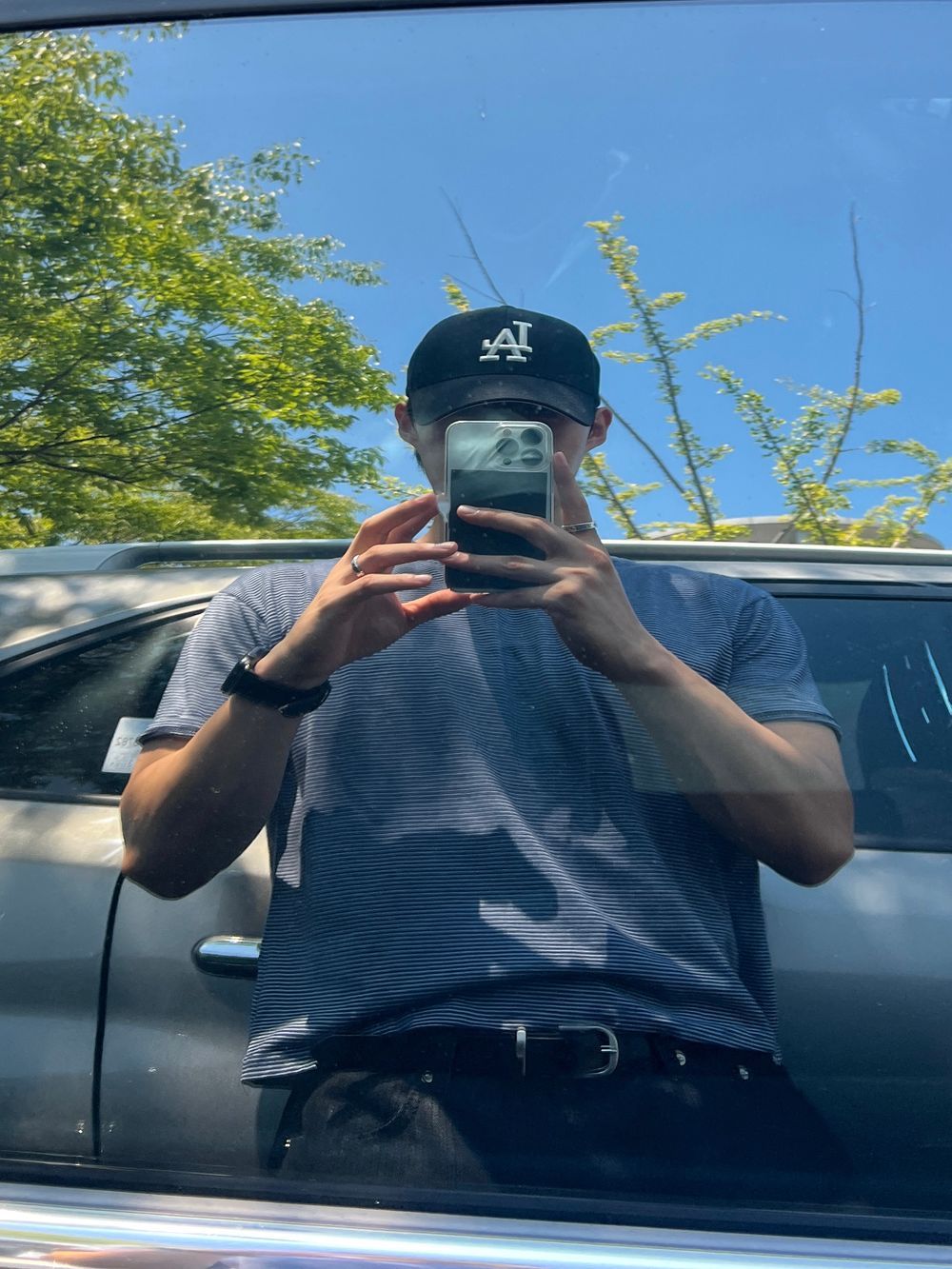 美式復古橫間短款純棉短袖｜3色入