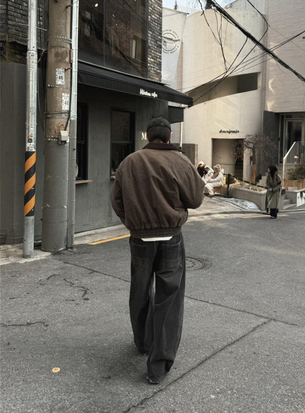 PREMIUM👑韓製重工短版拼接工裝外套｜2色入