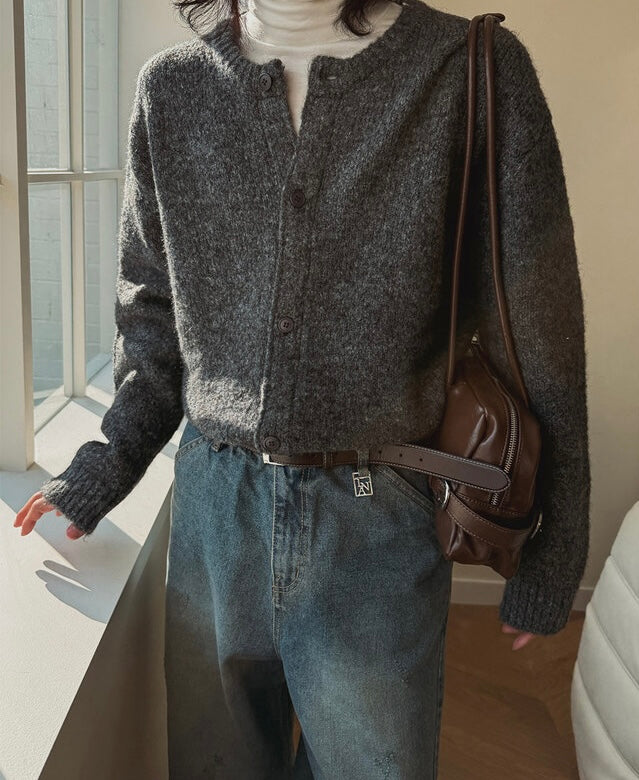 節日推薦🎅🏻輕熟質感開胸針織外套｜6色入