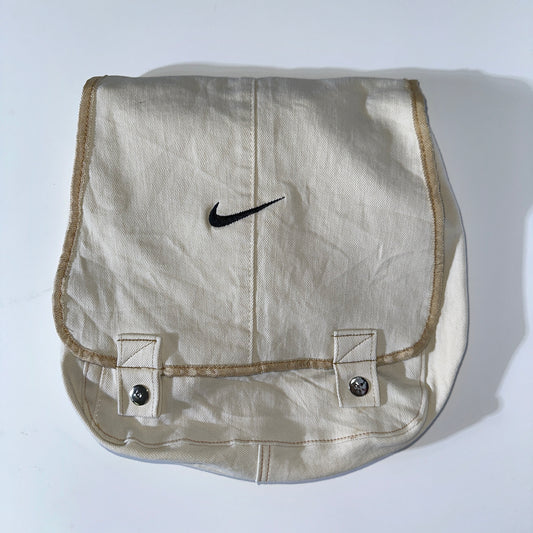 Remade Nike Postman Bag White