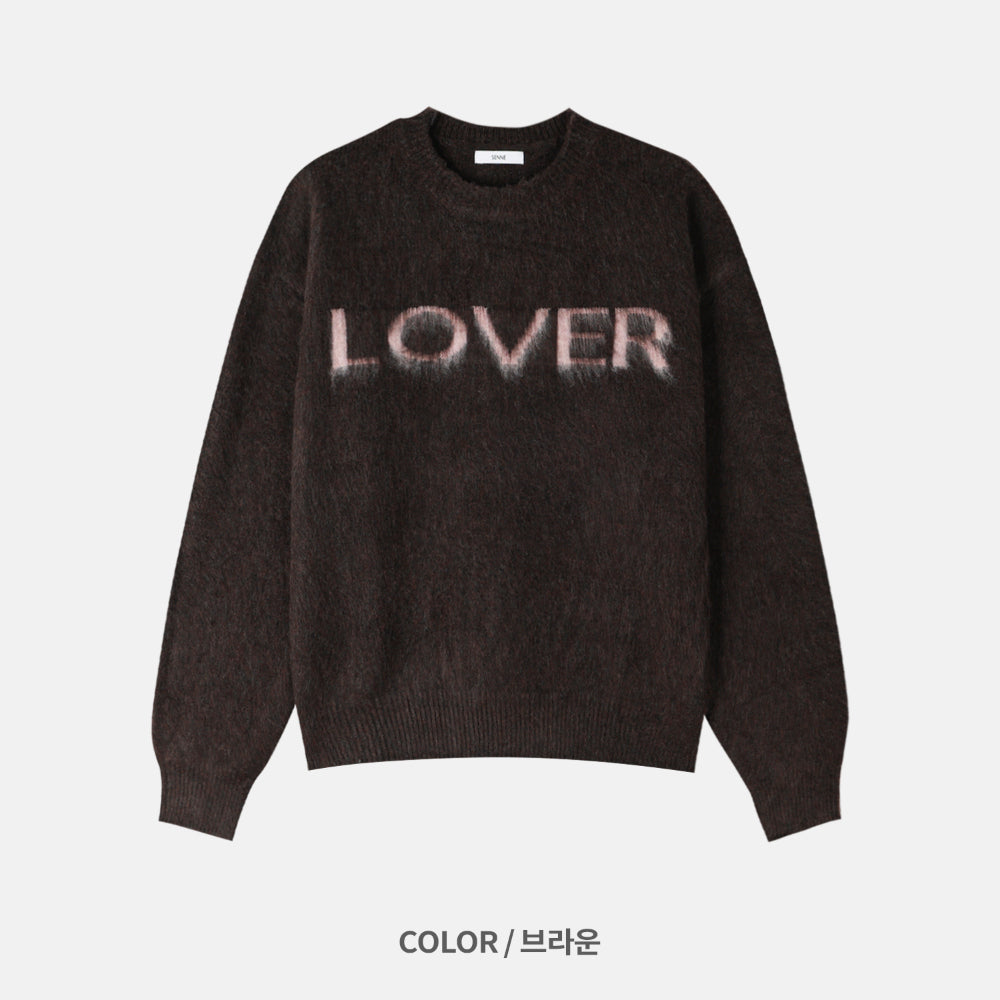 絨毛感🧶Lover刷毛針織衫｜4色入