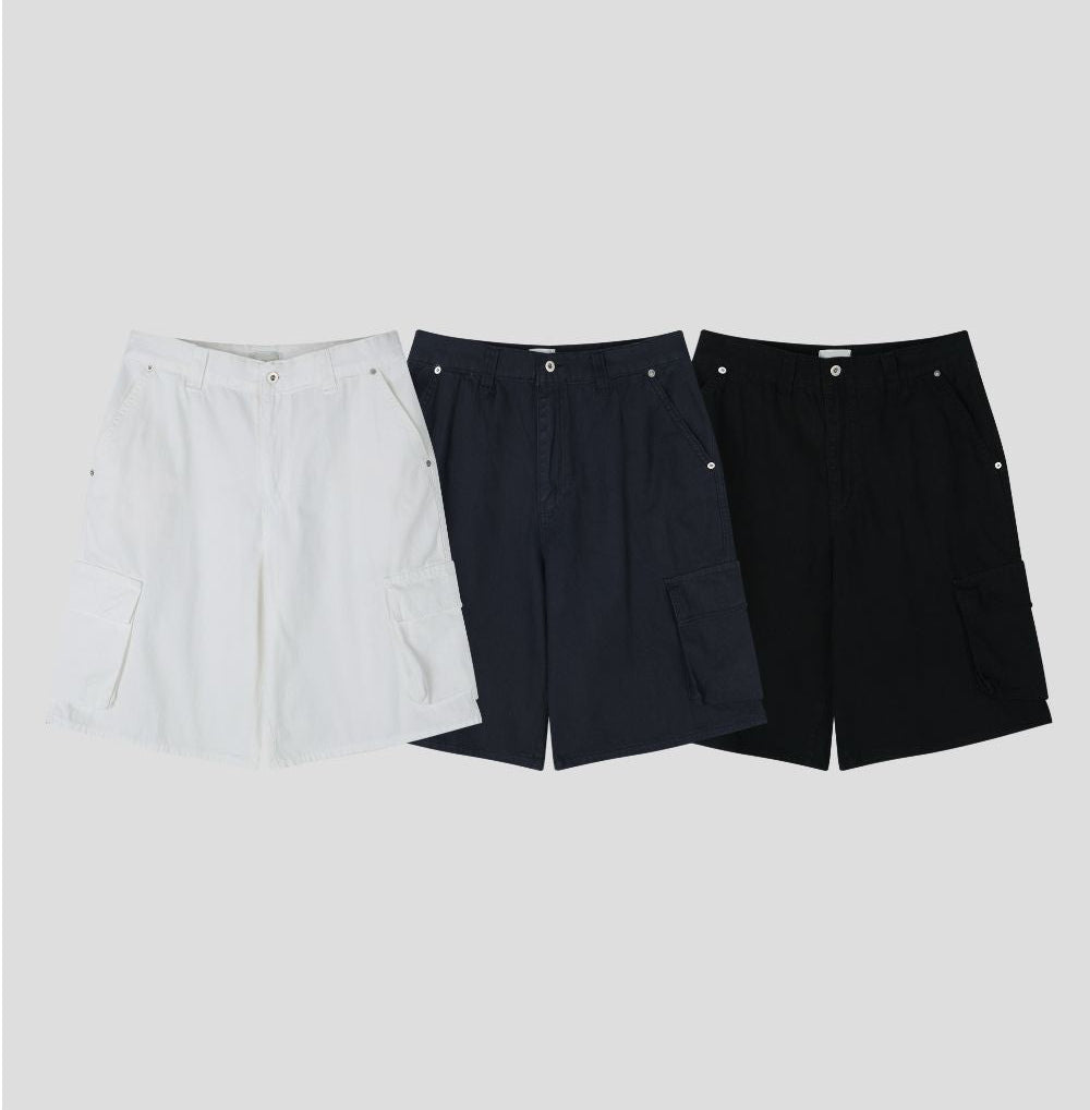 PREMIUM👑Cargo五分工裝短褲｜3色入