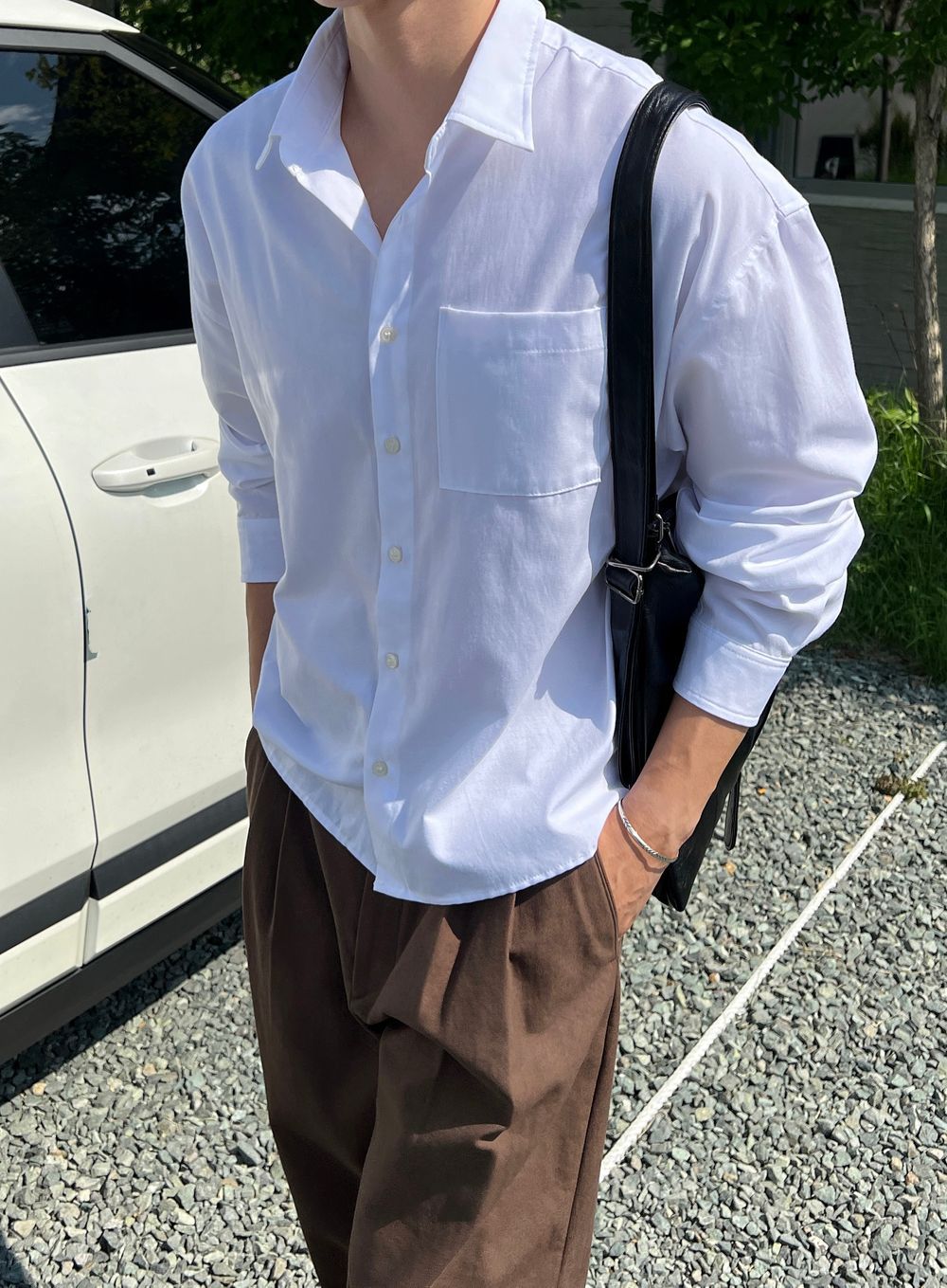 四季皆可穿！經典半短版牛津恤衫｜6色入