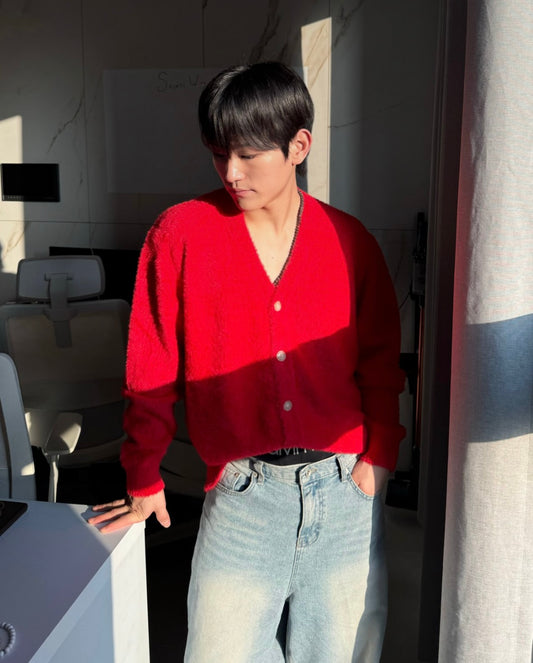 (多色可選!)高質柔軟馬海毛開胸針織外套｜12色入