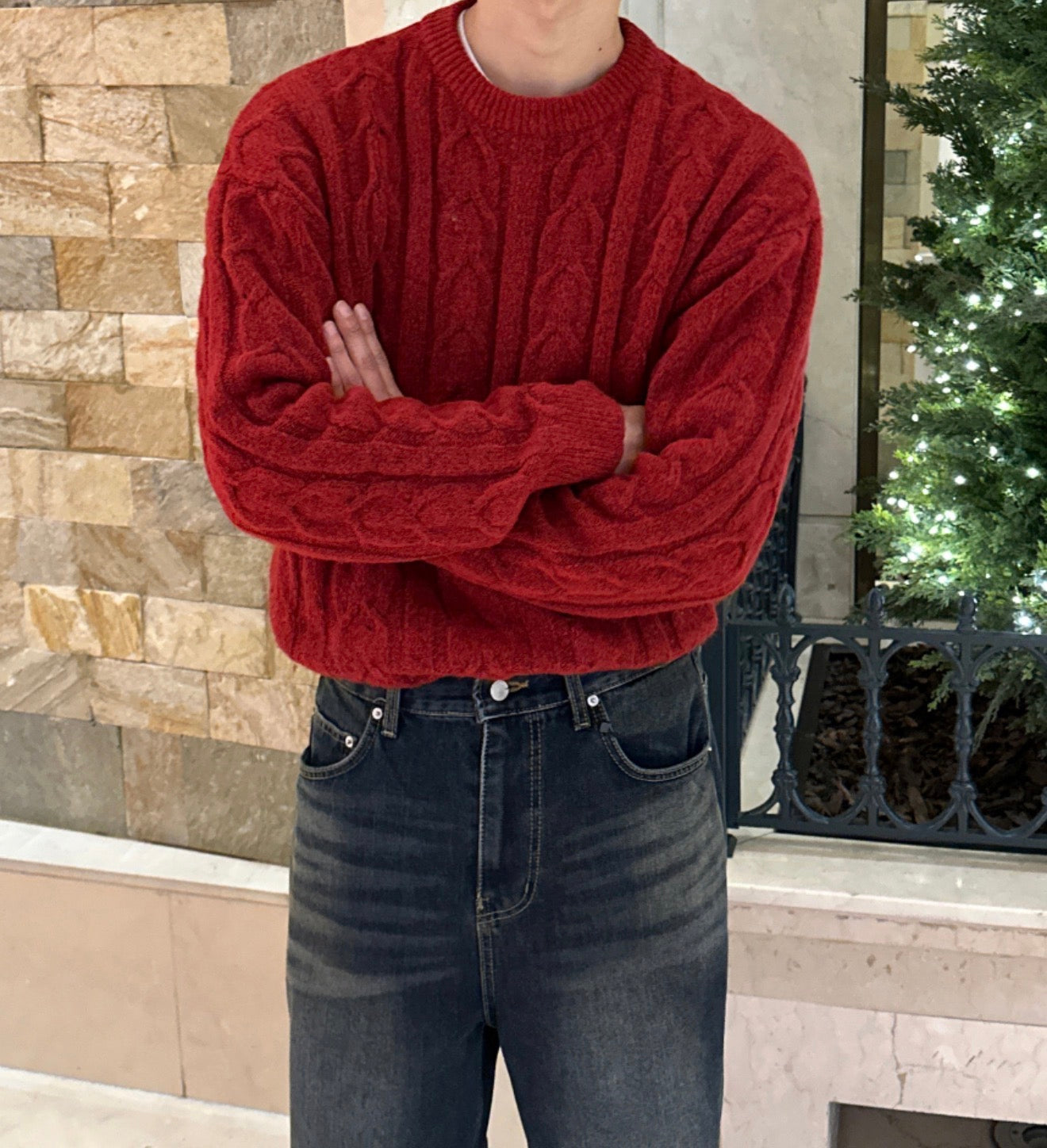 新年回饋價🧧韓製麻花針織衫｜6色入