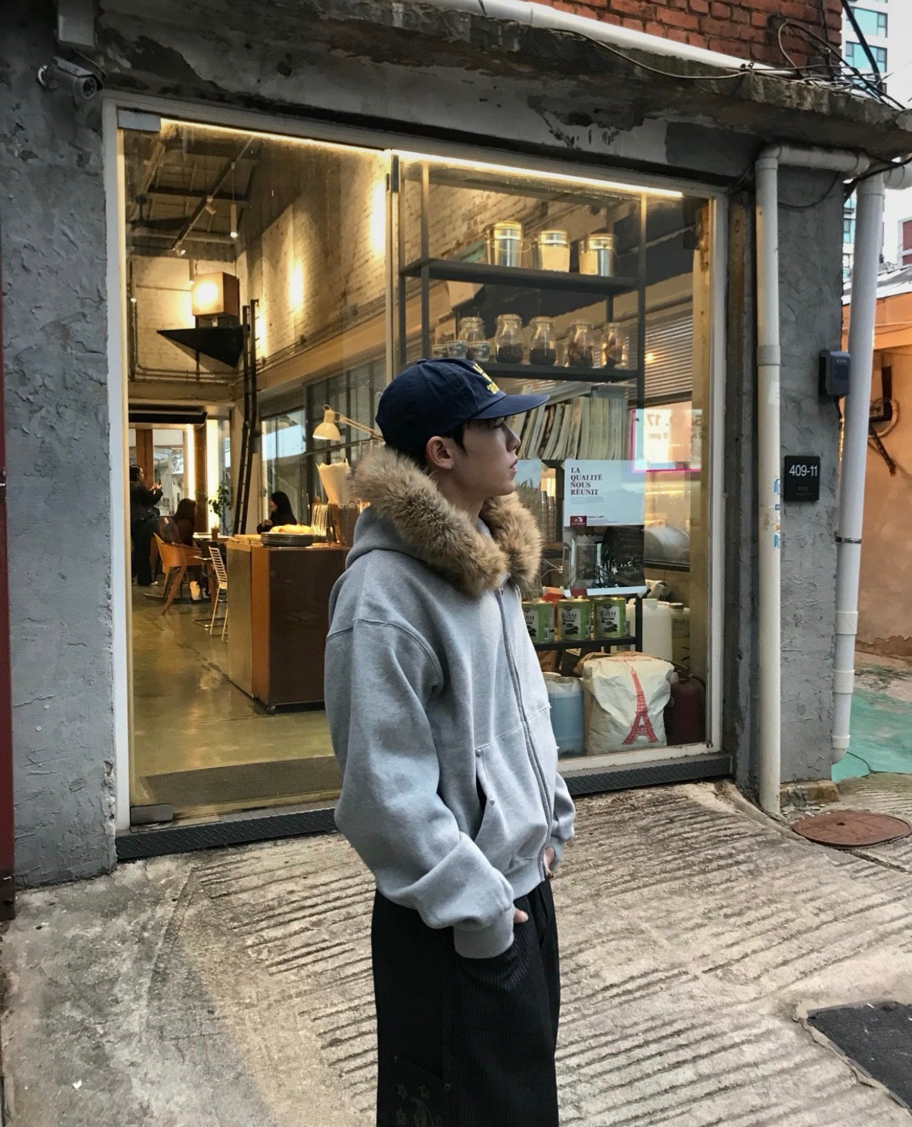 短款比例更好！重磅刷毛開胸衛衣｜2色入