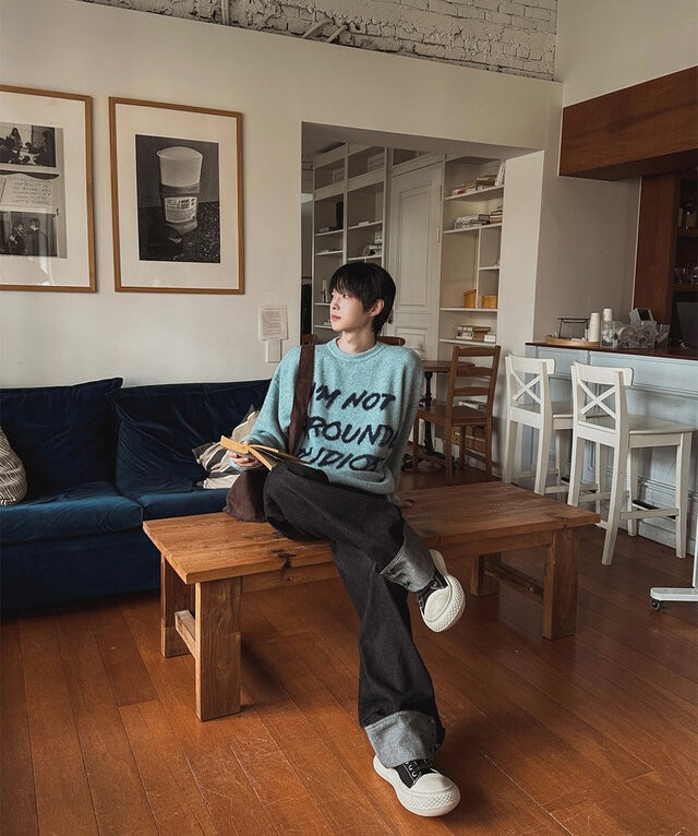 I'm not surrounded by idiot寬鬆針織衫｜4色入