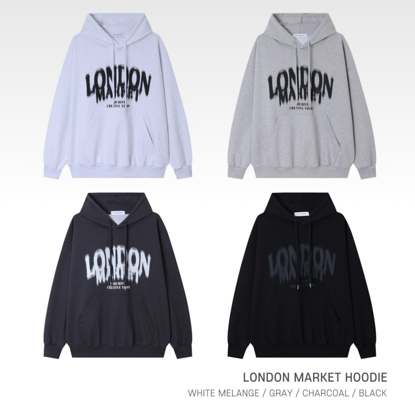 [早春推薦]London Market薄款連帽衛衣