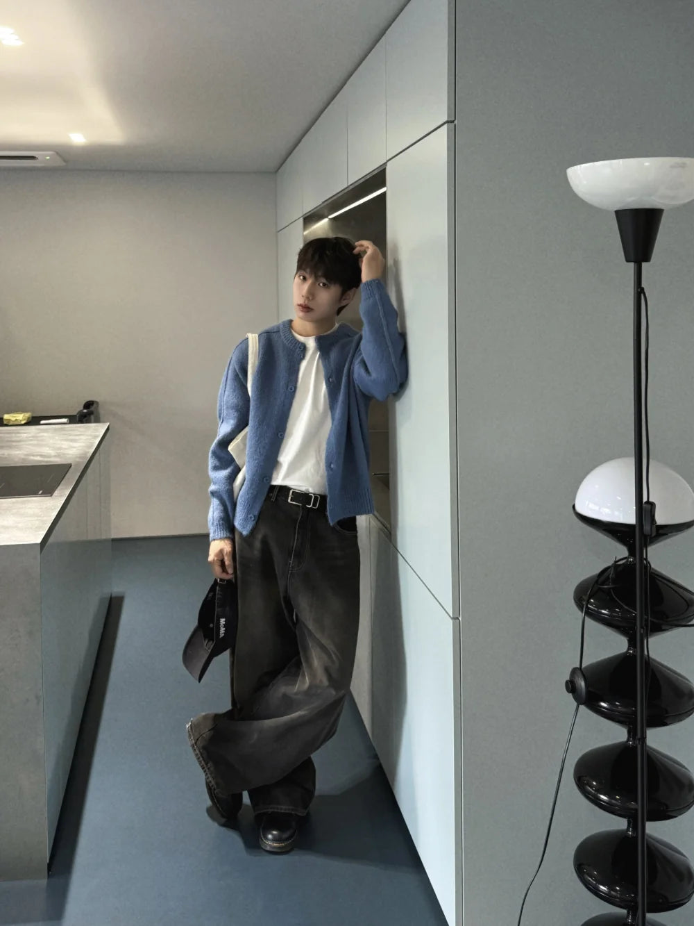 立體剪裁顯肩闊💪🏻圓領短款開胸針織衫｜6色入