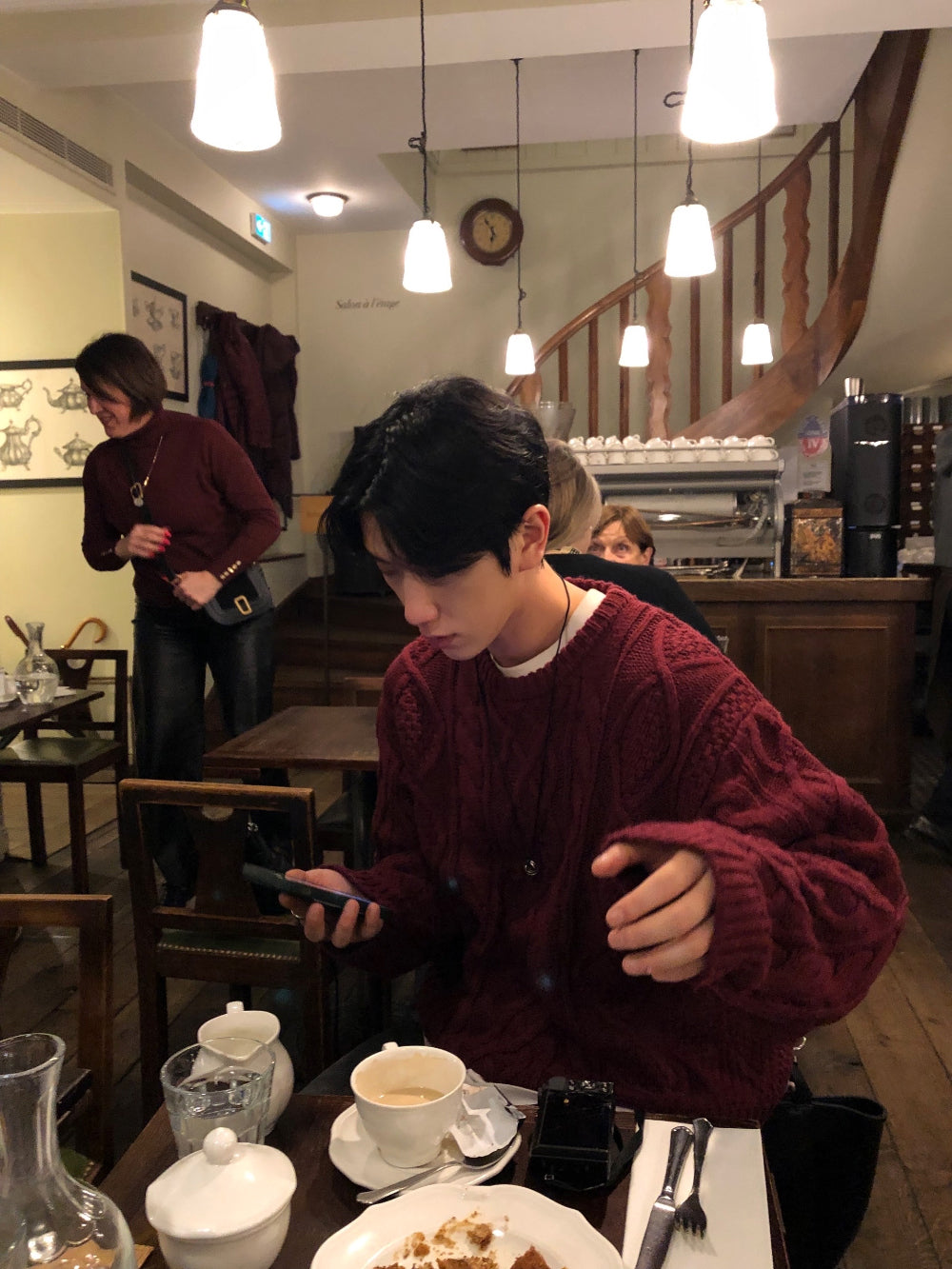 50%羊毛🐑漁夫紋麻花針織衫｜4色入