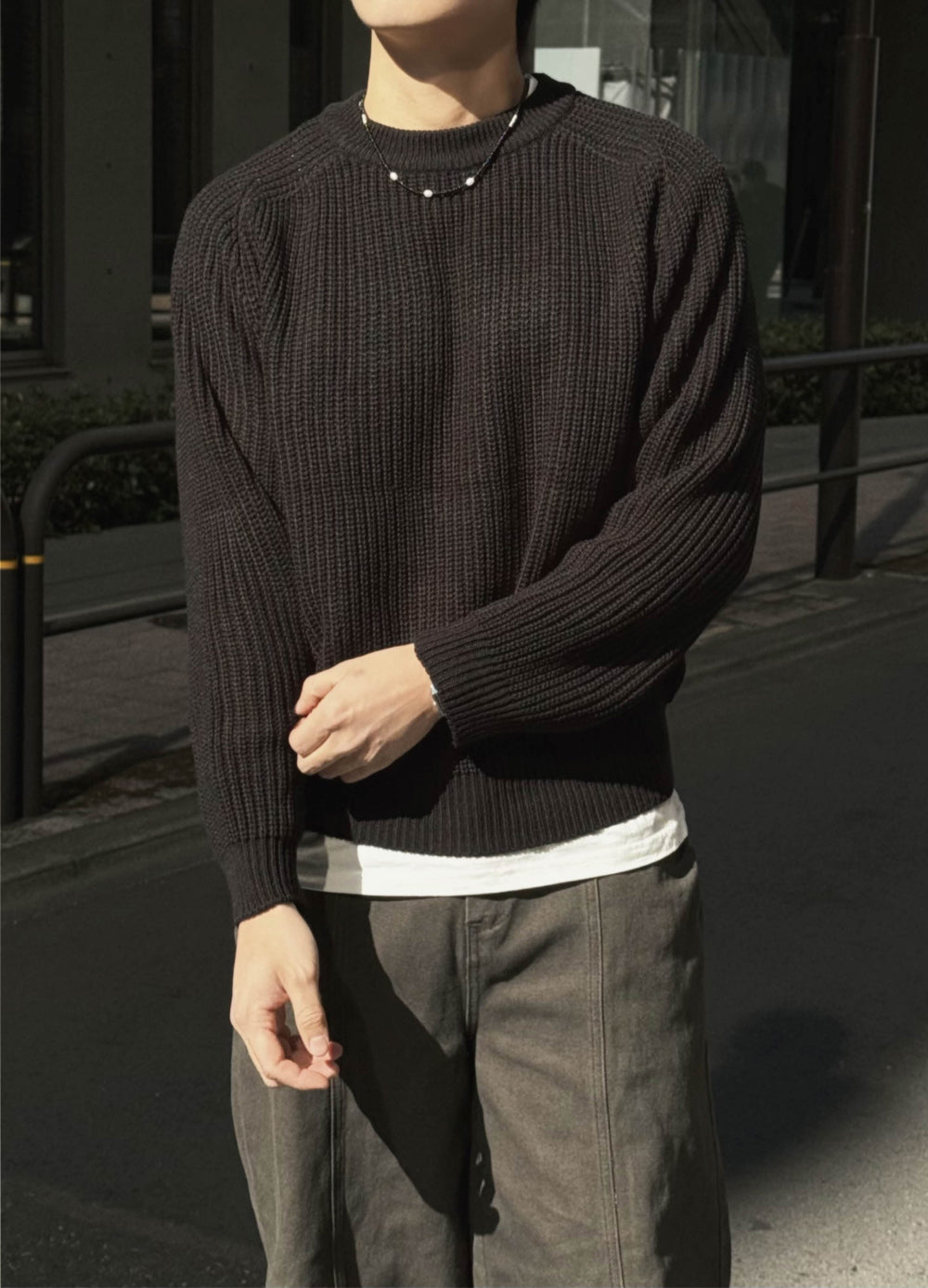 福利價🧧基礎款華夫格圓領針織衫｜7色入