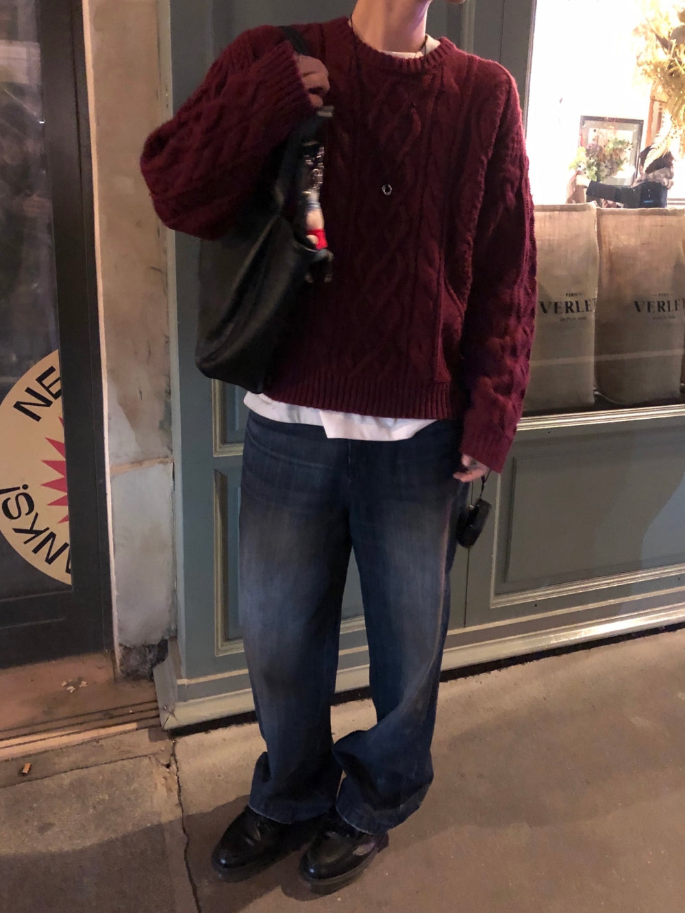 50%羊毛🐑漁夫紋麻花針織衫｜4色入