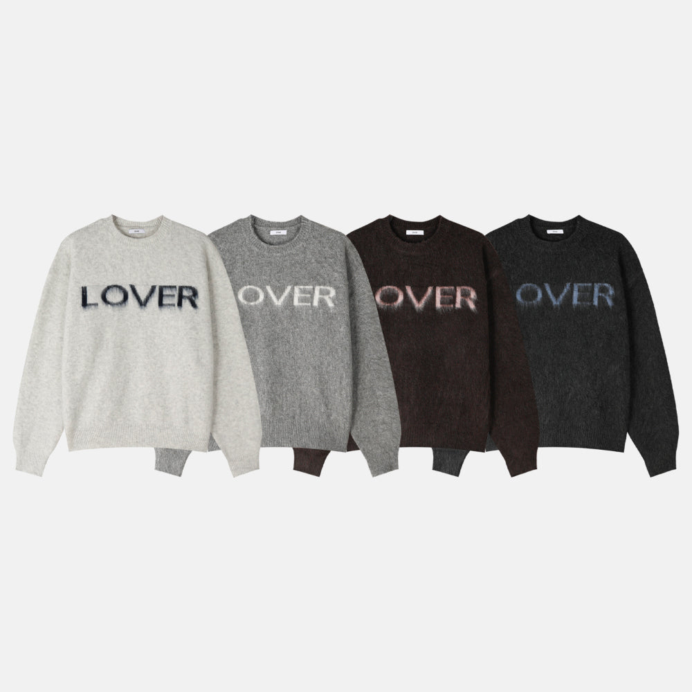 絨毛感🧶Lover刷毛針織衫｜4色入