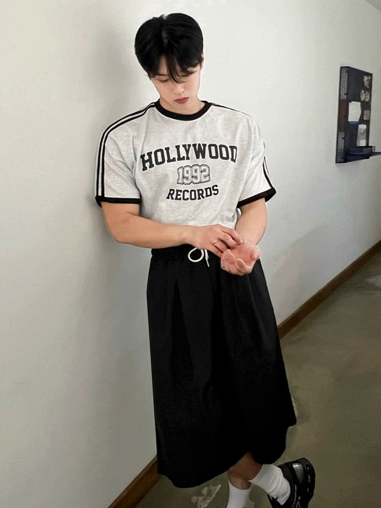 Hollywood 1992 撞色Ringer短袖｜1色入