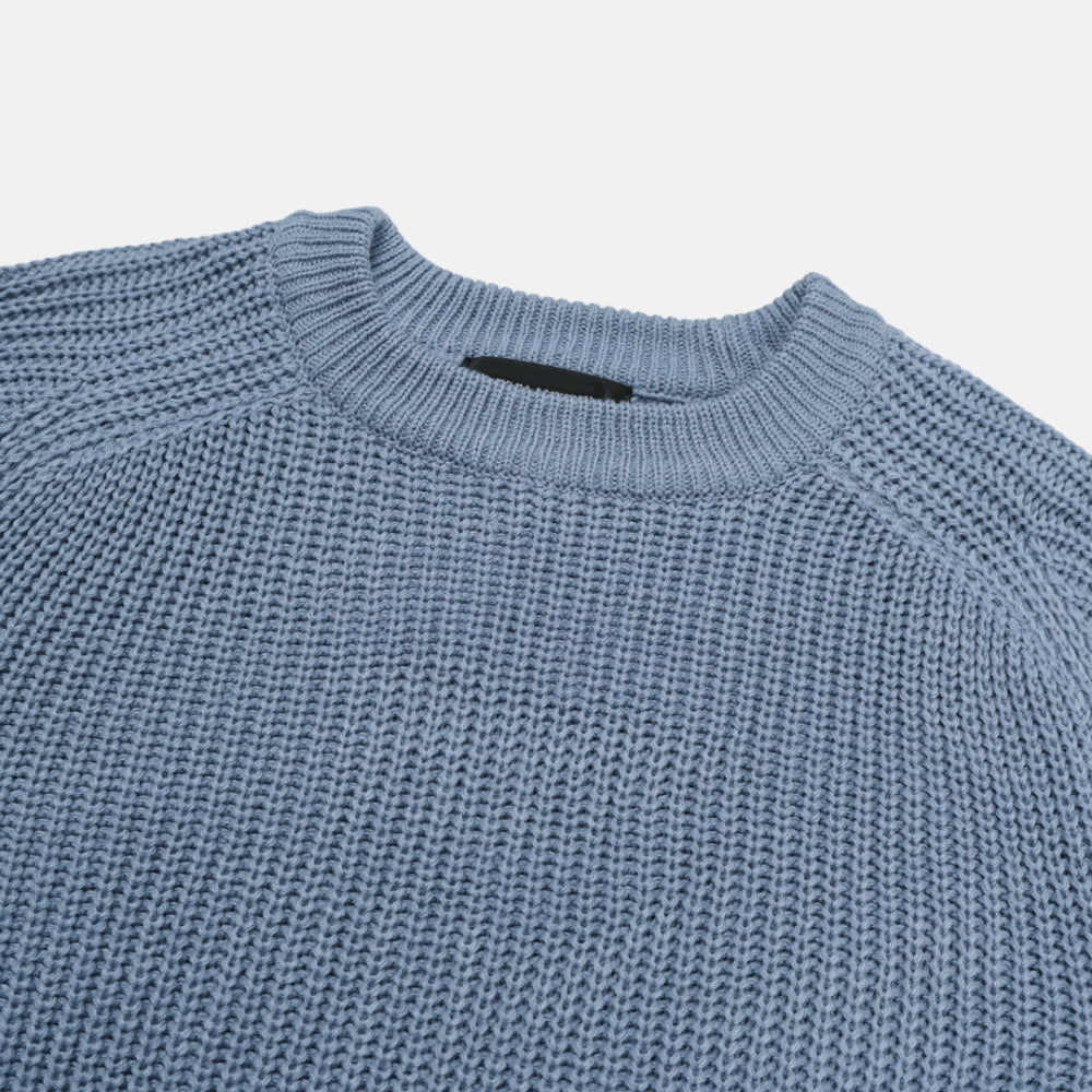 福利價🧧基礎款華夫格圓領針織衫｜7色入