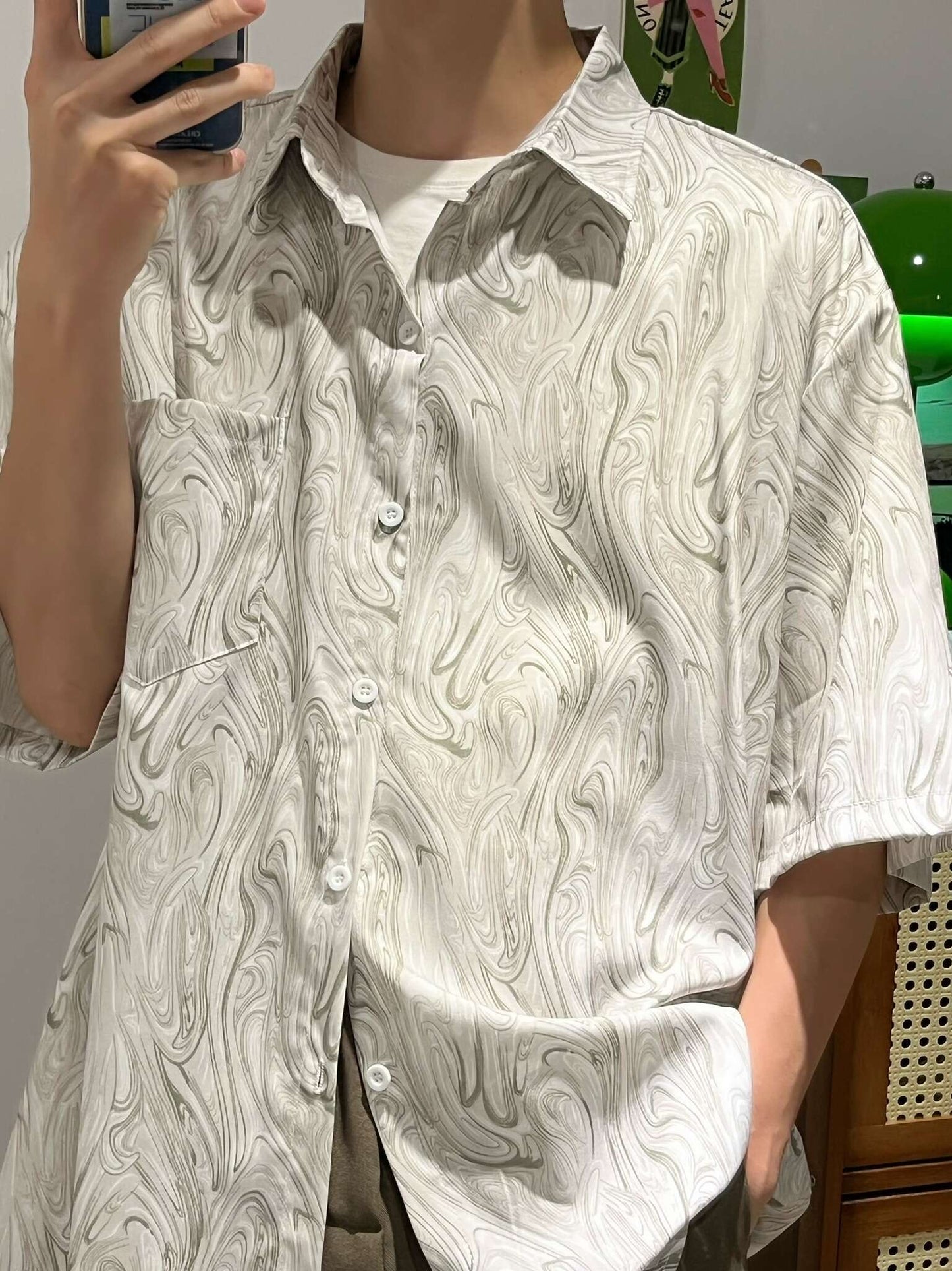 Pattern printed shirt