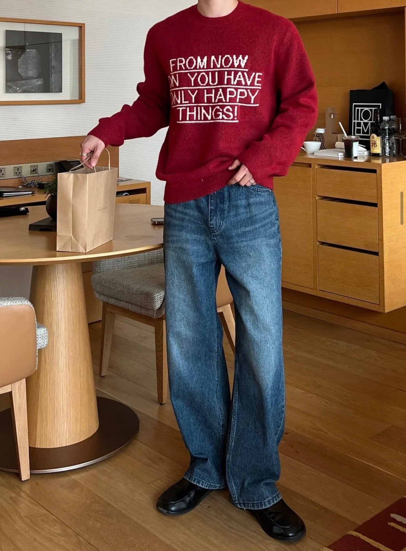 Premium👑簡約文字針織衫｜9色入