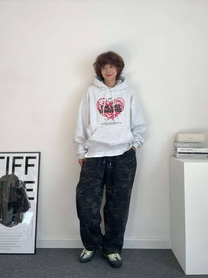 LOVE language 心心塗鴉連帽衛衣