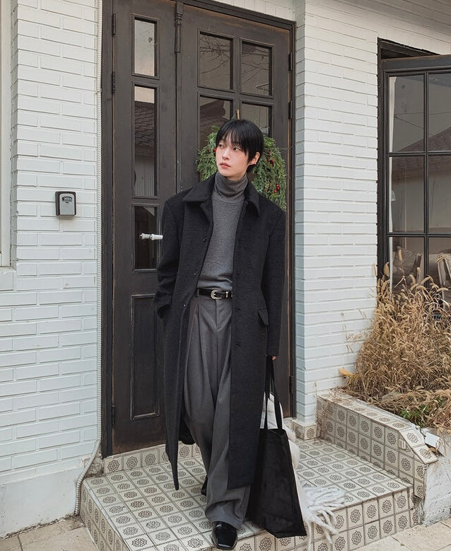 韓版基礎寬鬆西褲｜3色入