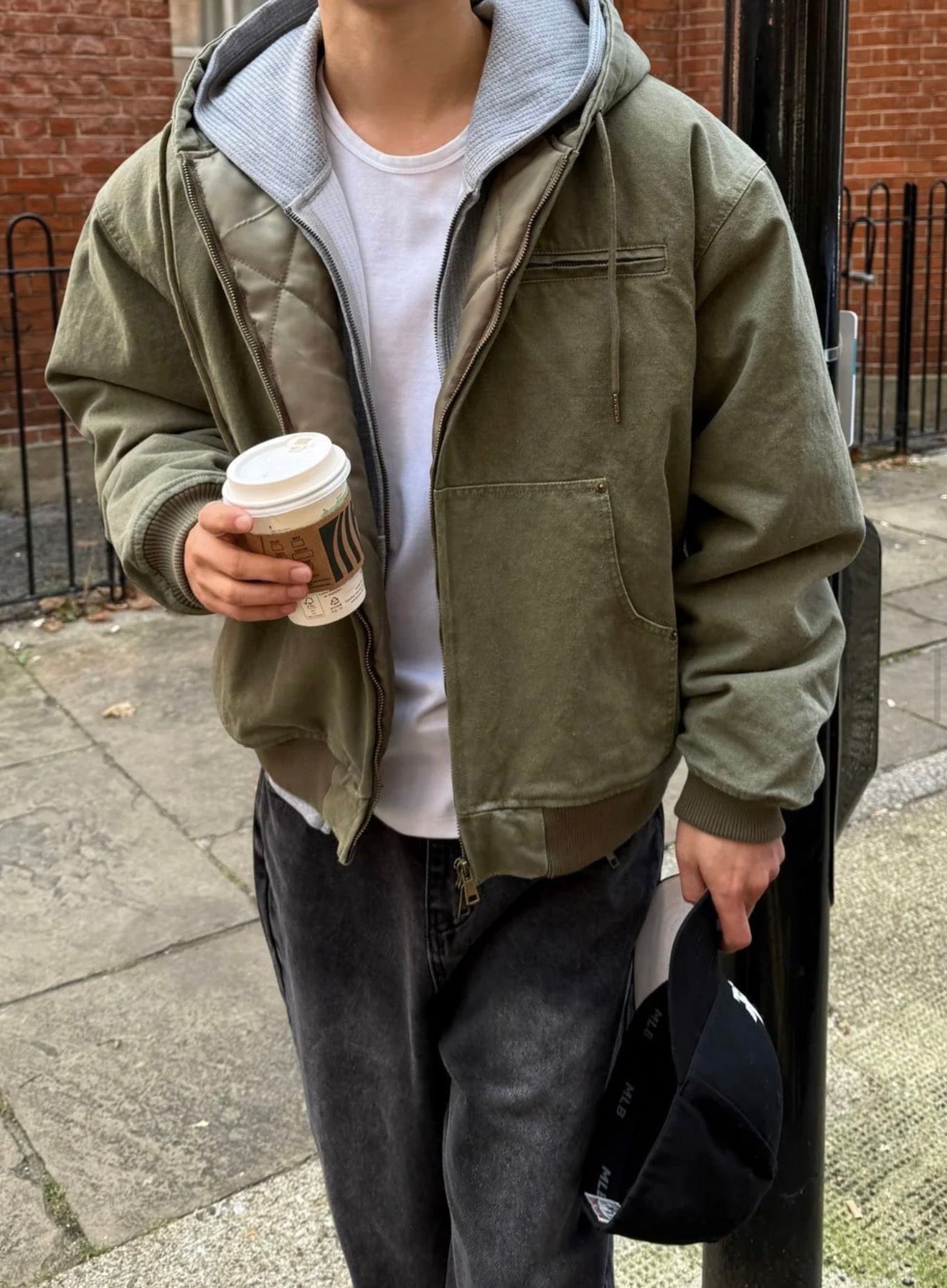 型格款！連帽夾棉重磅工裝外套｜3色入