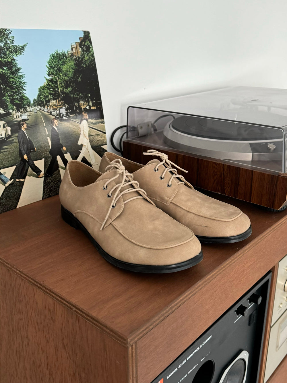 韓系極簡風皮鞋｜2色入