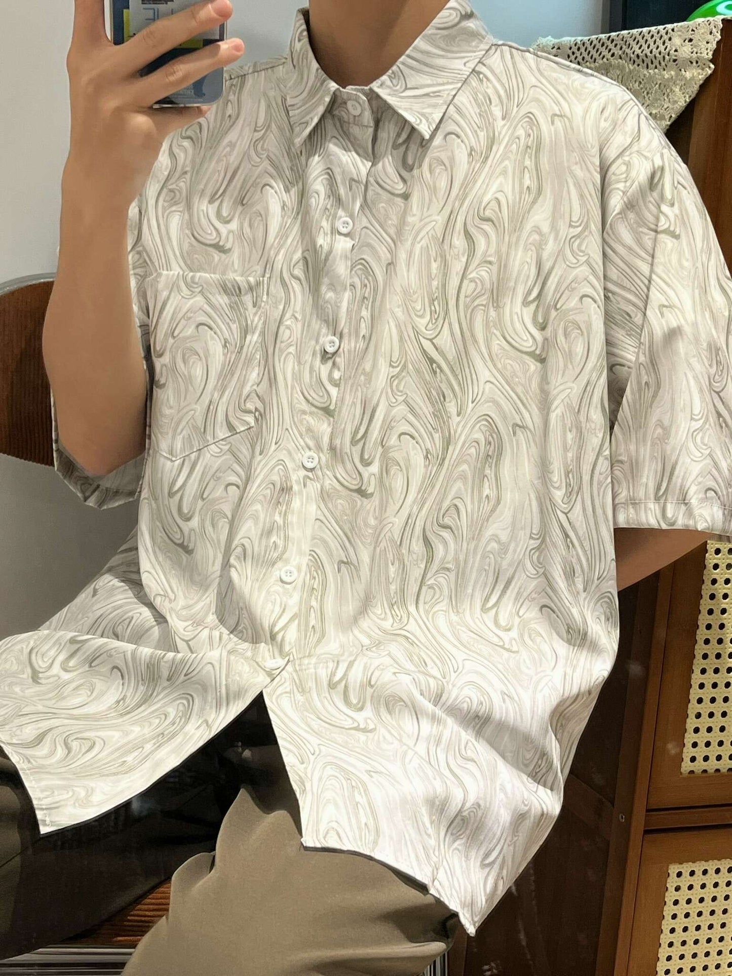 Pattern printed shirt