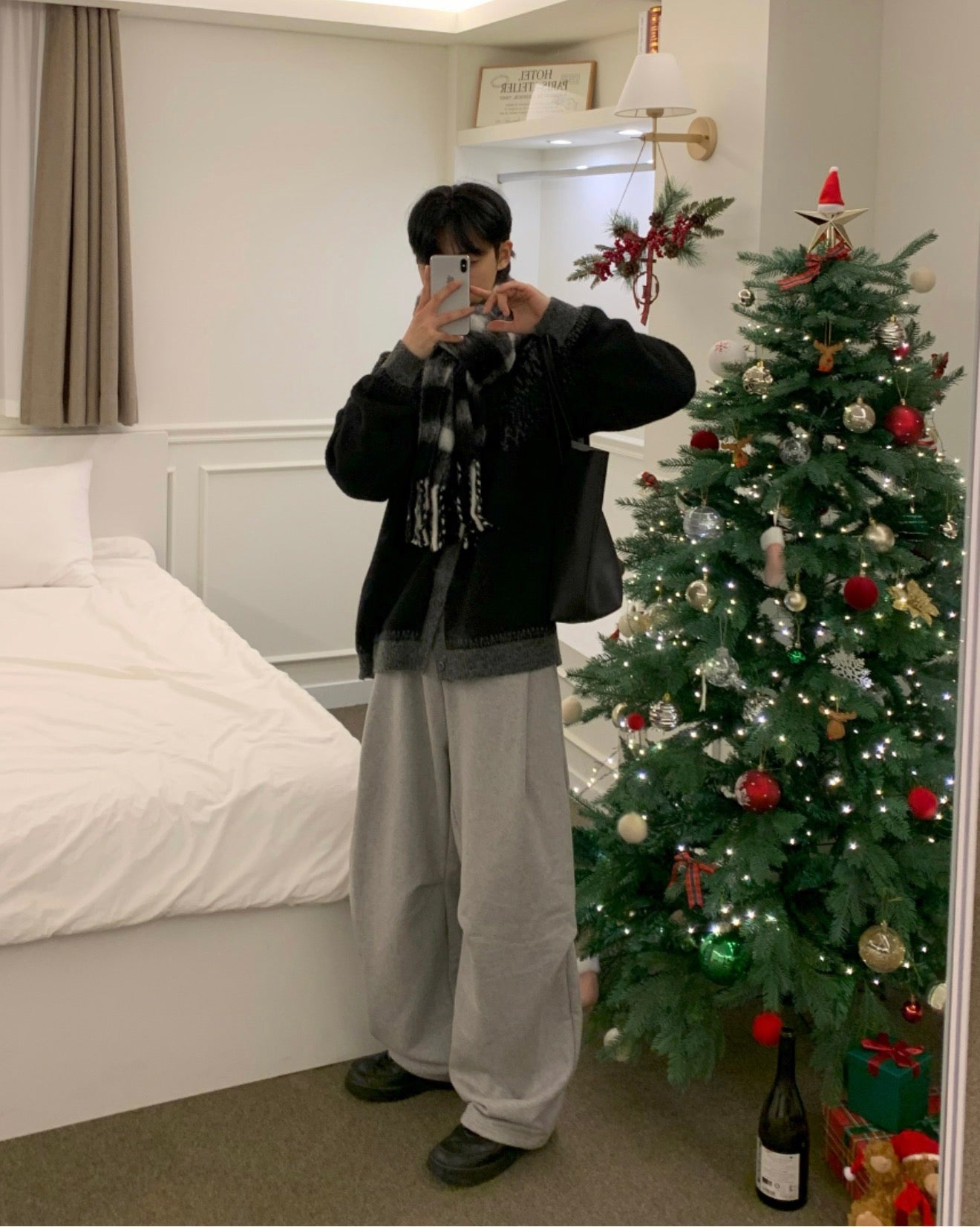 Premium👑基礎款彎刀闊腳棉褲｜4色入