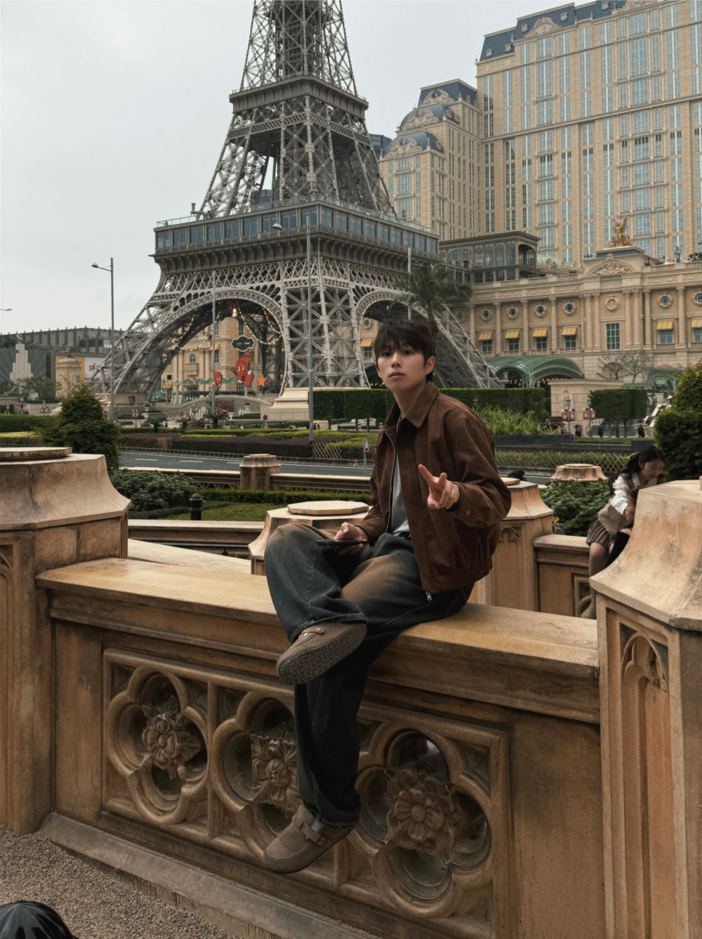 PREMIUM👑簡約款哈靈頓麂皮外套｜3色入