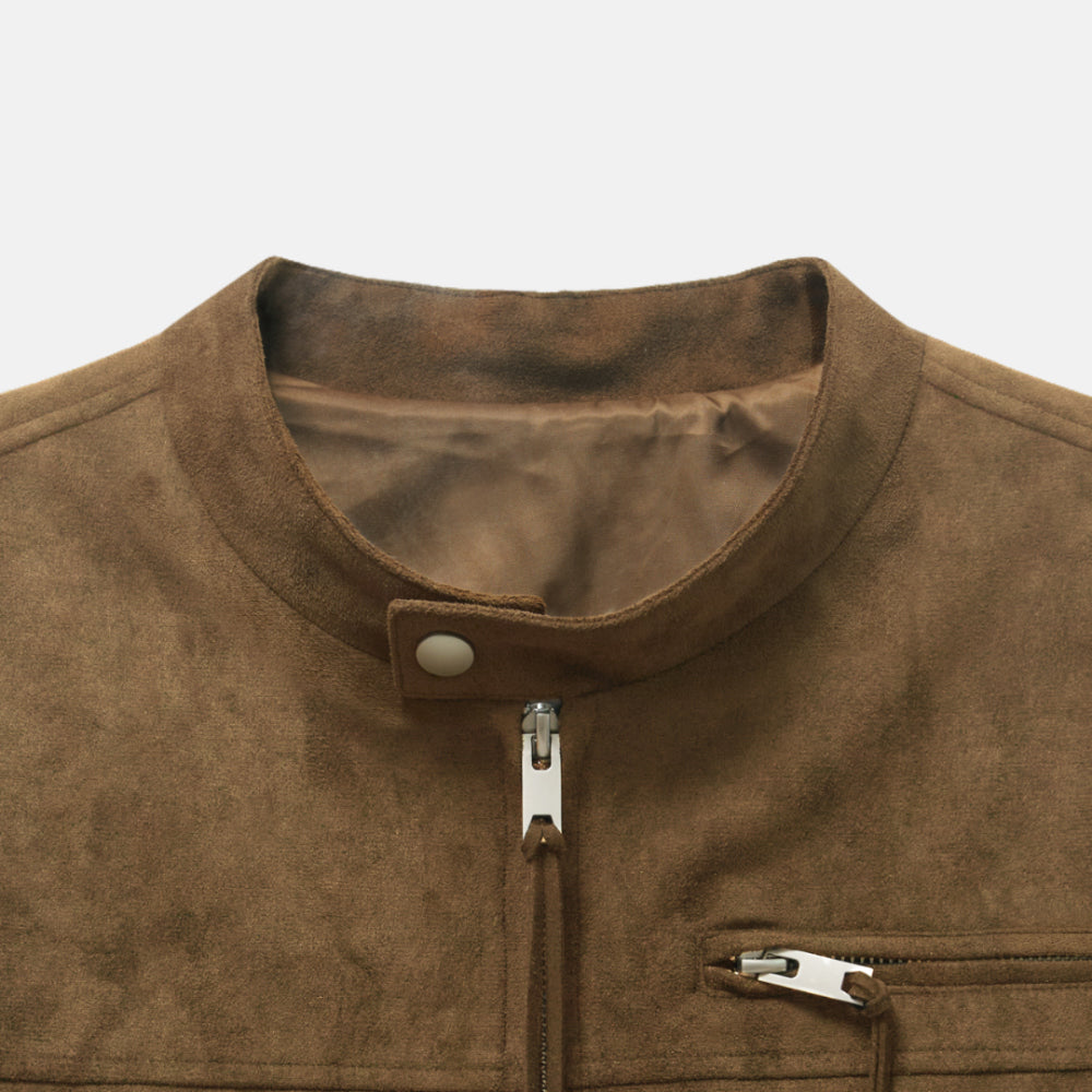 約會必備！紳士風麂皮外套｜2色入