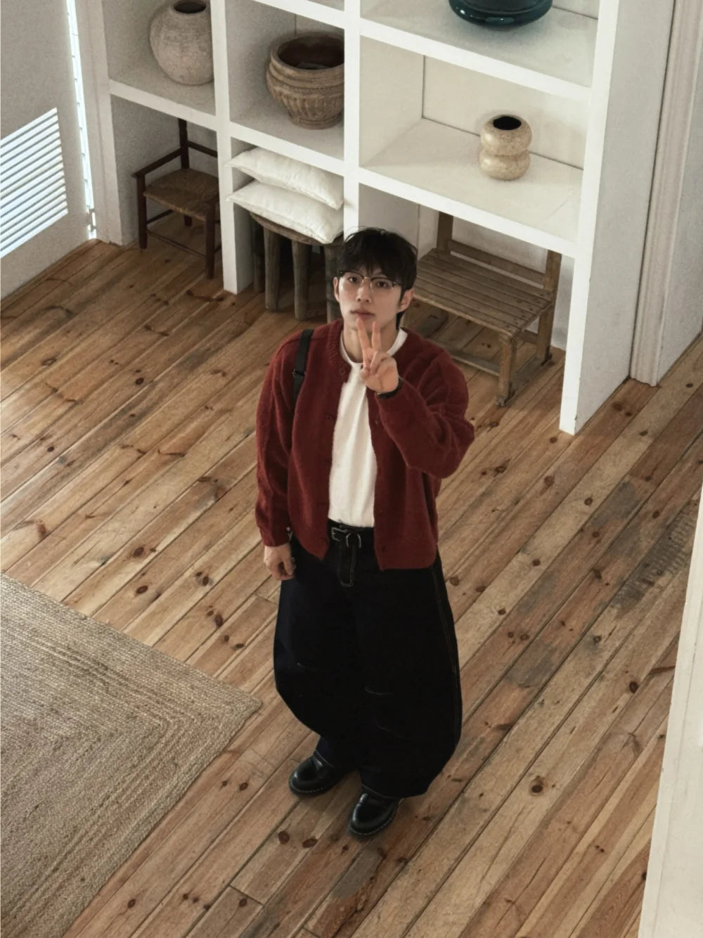 美式街頭感☄️水洗牛仔微闊形牛仔褲｜7色入