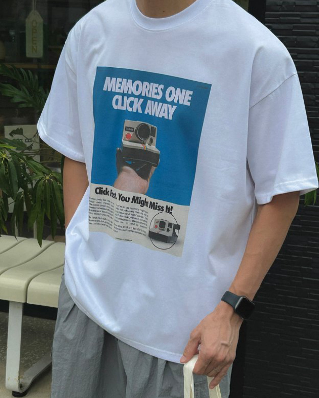夏日感! Polaroid 春夏新款印花棉質短袖