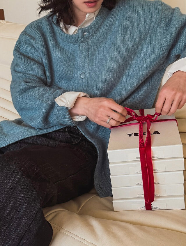 節日推薦🎅🏻輕熟質感開胸針織外套｜6色入