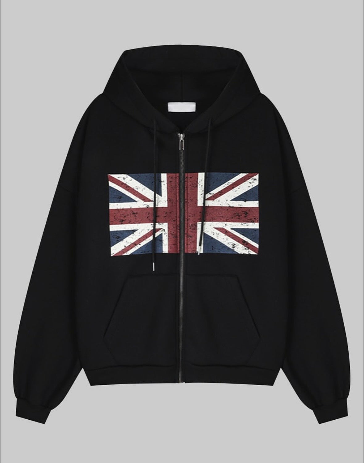 男女OK！短款國旗印花拉鏈外套｜2色入