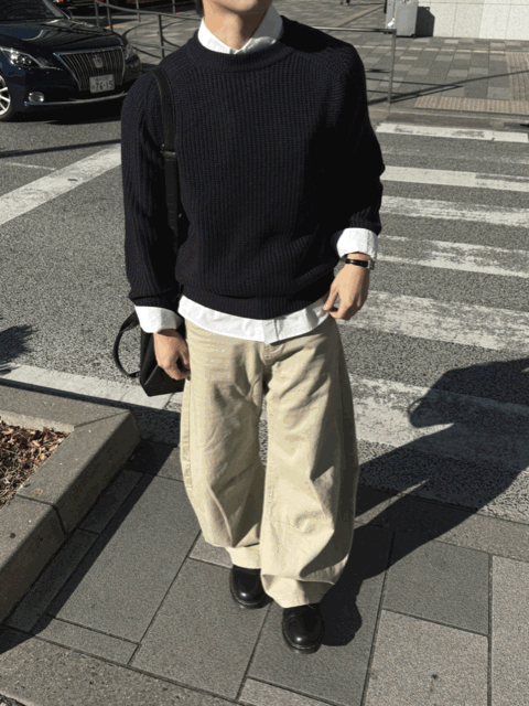 福利價🧧基礎款華夫格圓領針織衫｜7色入