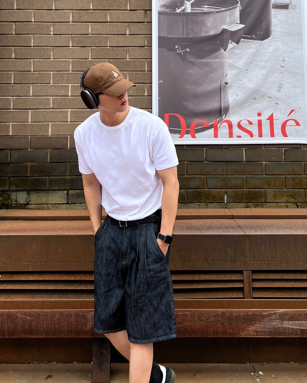 PREMIUM Set👑斜紋雙褶靛藍牛仔褲｜1色入