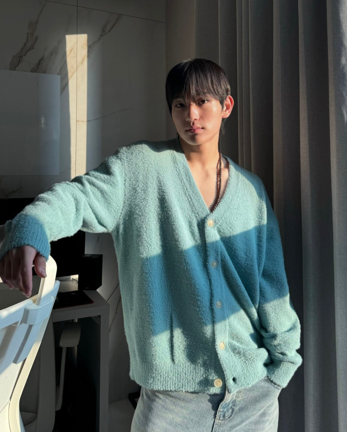 (多色可選!)高質柔軟馬海毛開胸針織外套｜12色入