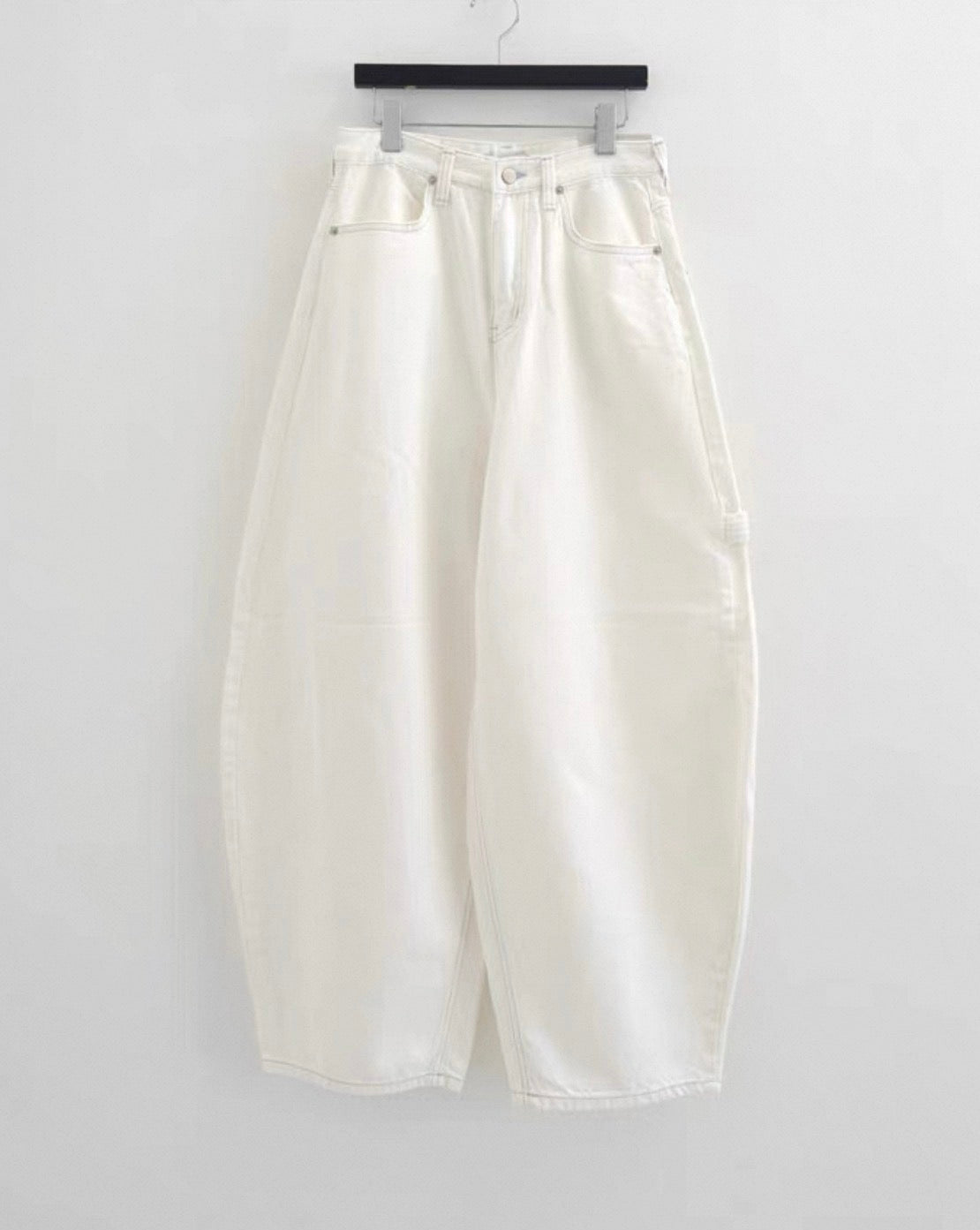 闊身裂紋彎刀褲