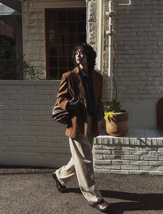 [大熱款🔥]燈芯絨直紋長褲｜5色入