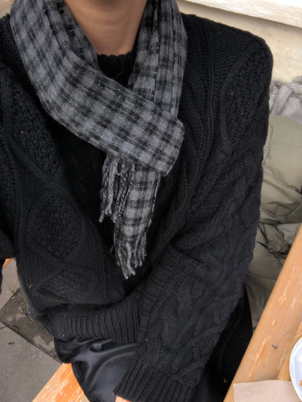 50%羊毛🐑漁夫紋麻花針織衫｜4色入